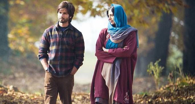 Shahid Kapoor and Tabu in 'Haider'