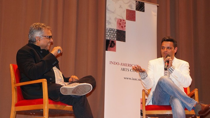 In conversation with Sharat Katariya, Director of 'Dum Laga Ke Haisha' at NYIFF 2015.    Photo: Sangeeta Jain